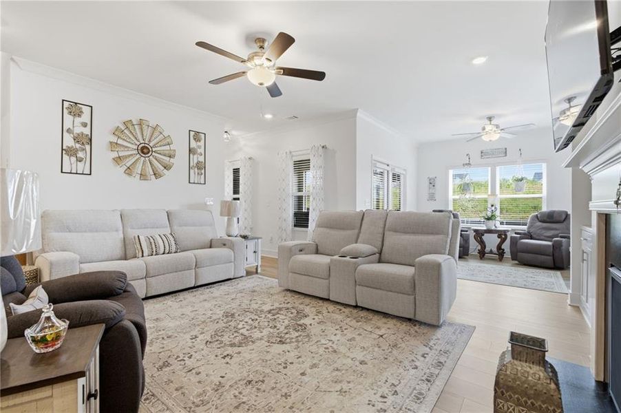 Furnished interior view inside a new home in The Court at Gainesville Township, Gainesville (Image 20).