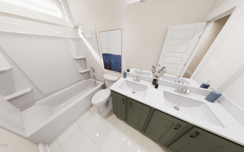 Secondary Bath - Dirty Martini Interior