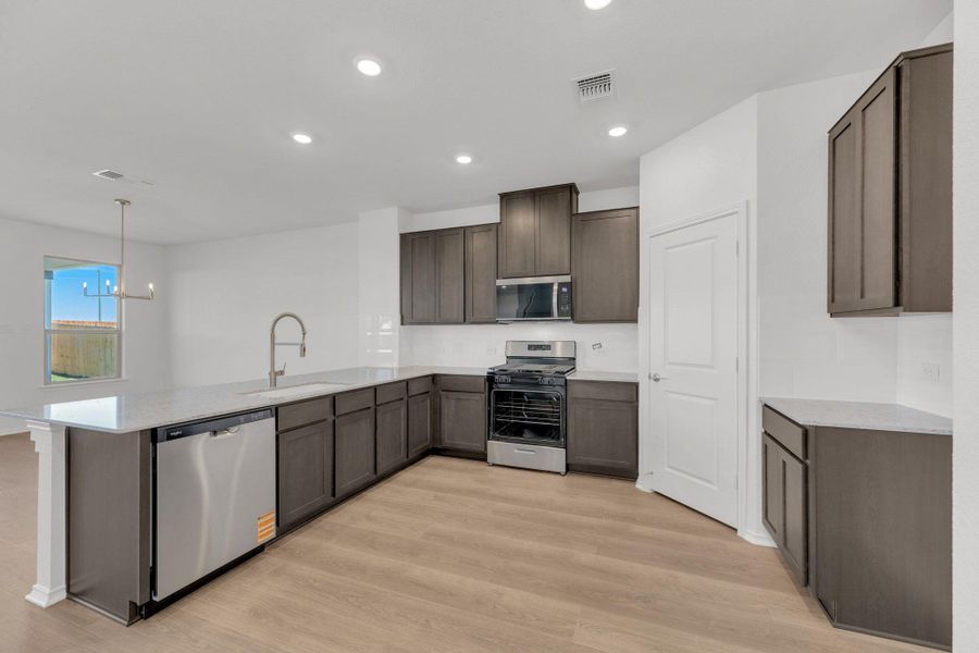 Furnished interior view inside a new home in Salerno - Heritage Collection, Round Rock (Image 7).