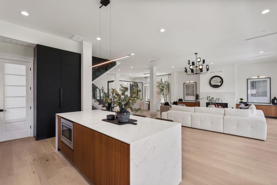 Furnished interior view inside a new home in , Houston (Image 20).
