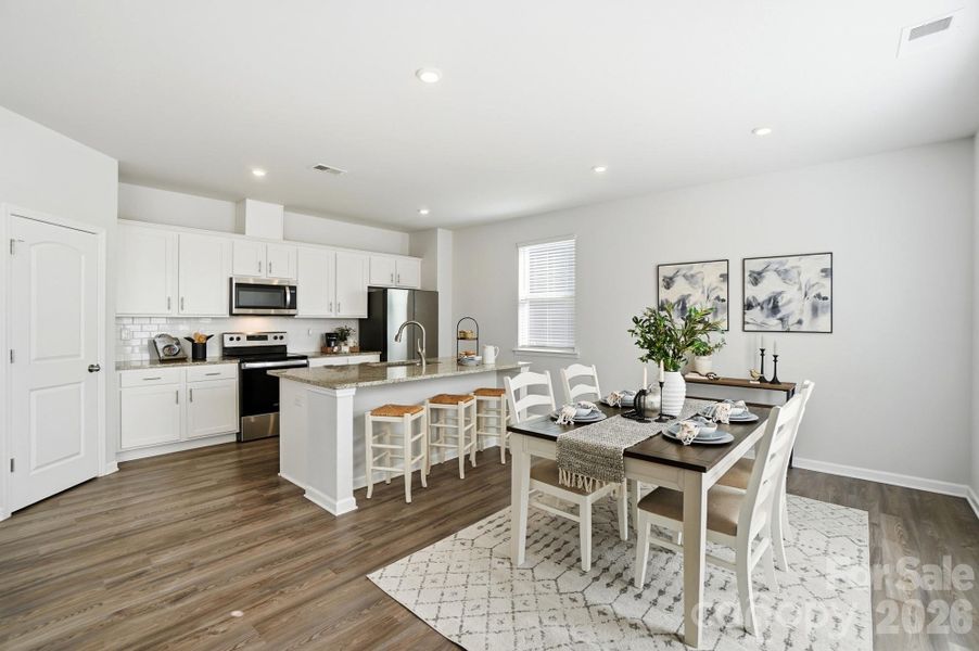 Furnished interior view inside a new home in , Monroe (Image 10).