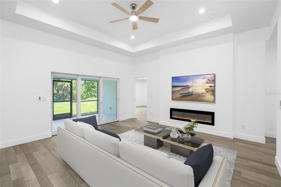 Furnished interior view inside a new home in , Rotonda West (Image 6).