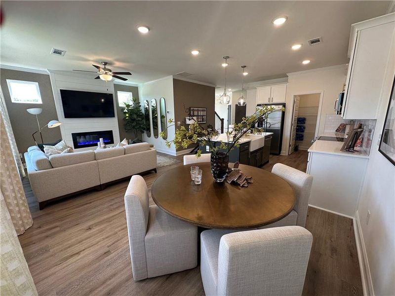 Furnished interior view inside a new home in Mulberry Summit, Flowery Branch (Image 4).