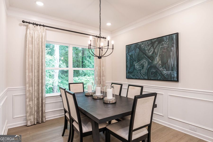 Furnished interior view inside a new home in Cobblestone Crossing Commons, Byron (Image 13).