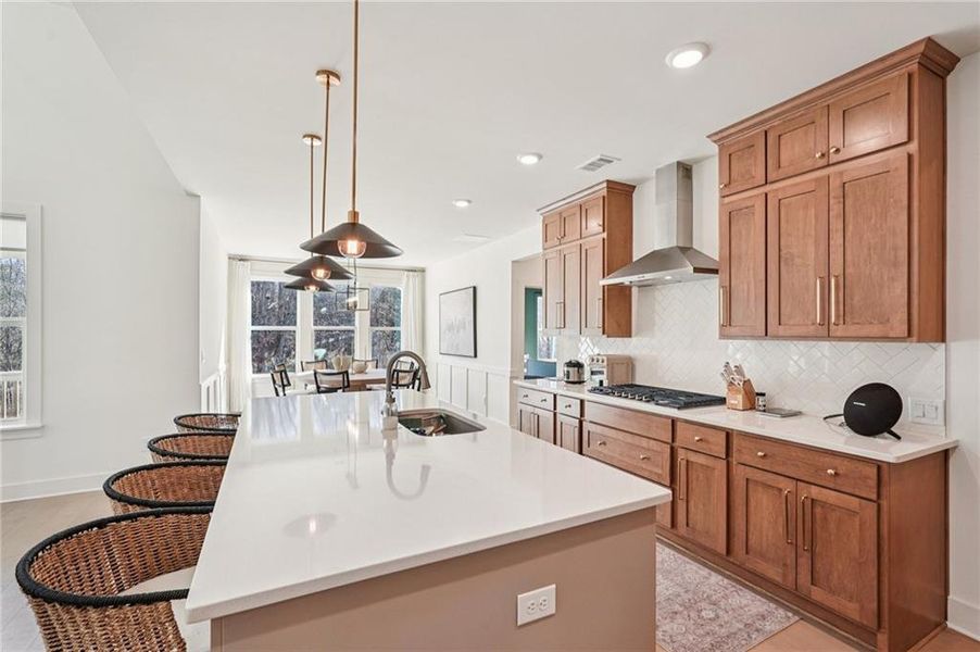 Furnished interior view inside a new home in Fireside Farms, Dawsonville (Image 16).