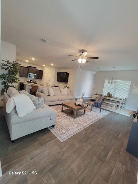 Furnished interior view inside a new home in , Conroe (Image 4). Furnished interior view inside a new home in , Conroe (Image 4).