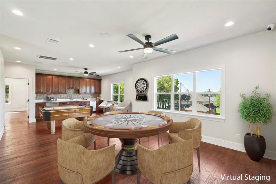 Furnished interior view inside a new home in , Gun Barrel City (Image 13). Furnished interior view inside a new home in , Gun Barrel City (Image 13).