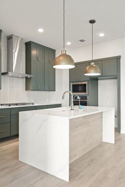 Furnished interior view inside a new home in Lagos Reserve, Manor (Image 12).