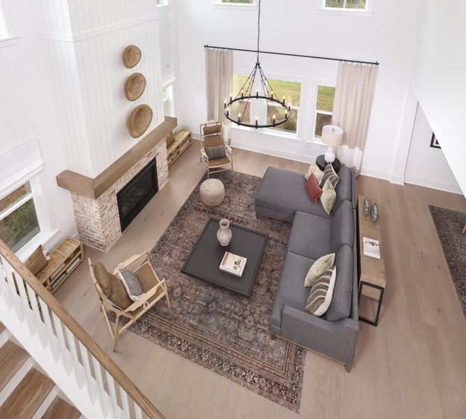 Furnished interior view inside a new home in Watson Hill, Summerville (Image 14).