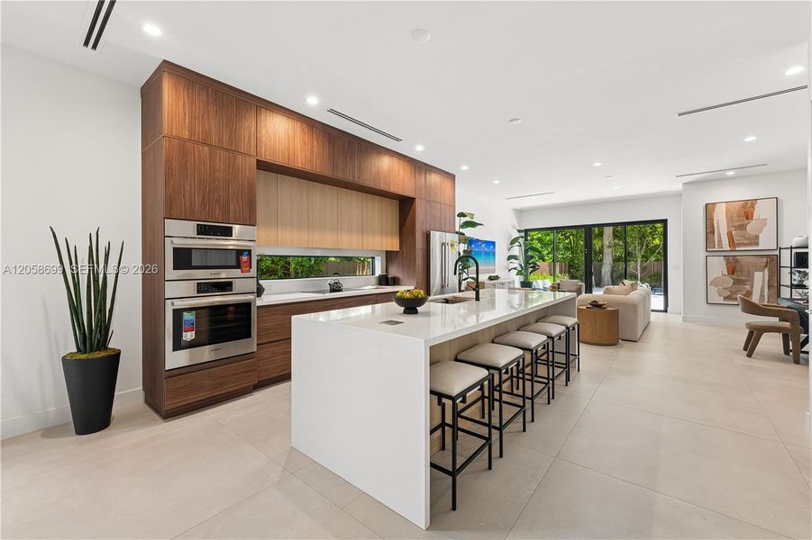 Furnished interior view inside a new home in , Miami (Image 13).