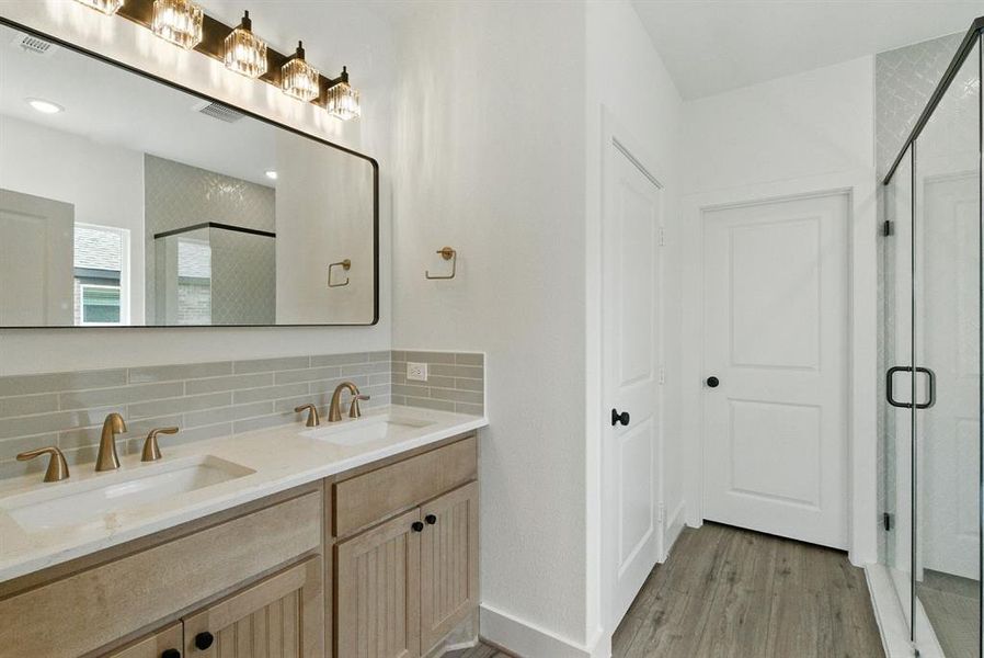 Furnished interior view inside a new home in , Springtown (Image 12).