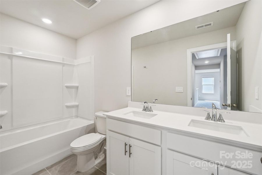 Furnished interior view inside a new home in Harper Landing, Stanley (Image 3). Furnished interior view inside a new home in Harper Landing, Stanley (Image 3).
