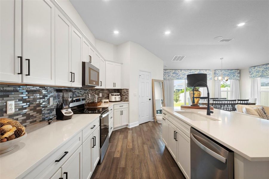 Furnished interior view inside a new home in , Davenport (Image 20).