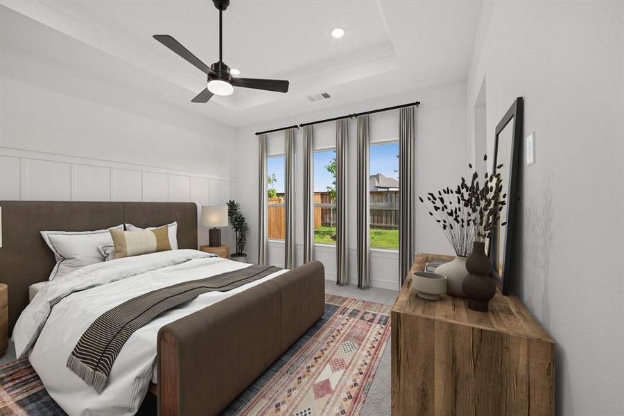 Furnished interior view inside a new home in Wellington, Haslet (Image 8).