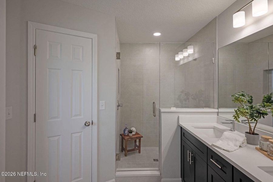 Furnished interior view inside a new home in , Jacksonville (Image 15).