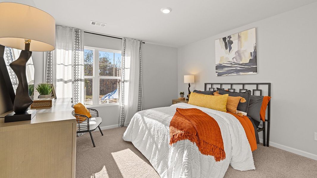 Representative furnished interior of a home built from the Hanover by D.R. Horton in Hamptons at Riverwood South, Dallas (Image 24).
