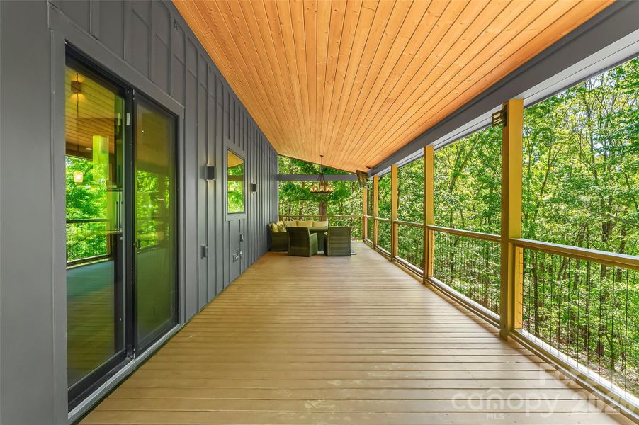 Exterior details and patio area of a home in , Morganton (Image 24).