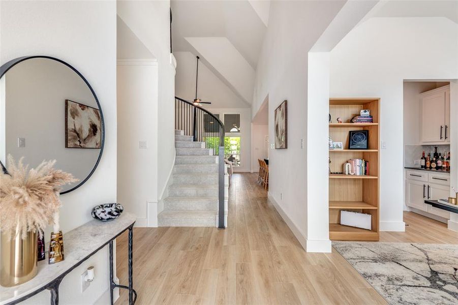 Furnished interior view inside a new home in , Fate (Image 7).