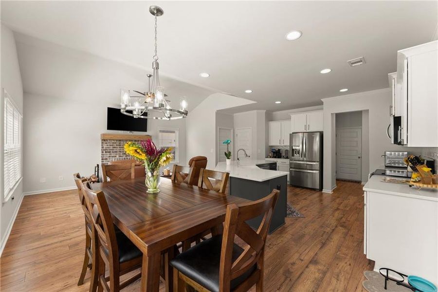 Furnished interior view inside a new home in , Dawsonville (Image 44).