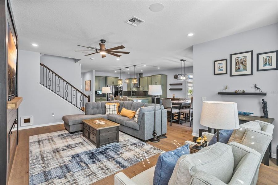 Furnished interior view inside a new home in , Sanford (Image 37).