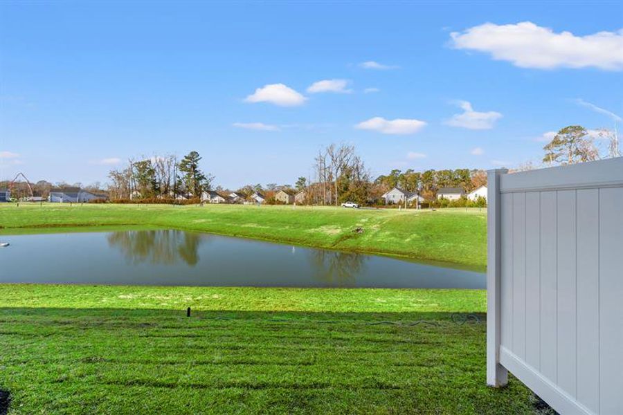 Exterior details and patio area of a home in Meadows Edge, Conway (Image 17).