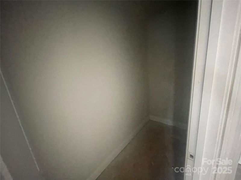 Walk in Closet in Garage Suite