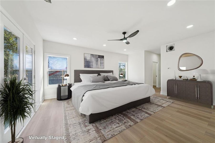 Furnished interior view inside a new home in , Atlanta (Image 12). Furnished interior view inside a new home in , Atlanta (Image 12).