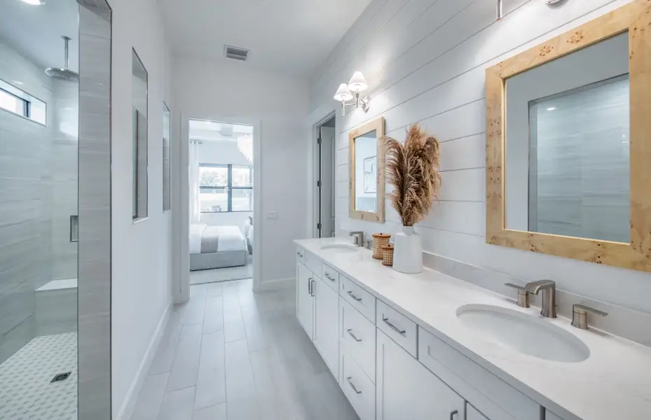 Owner's Bathroom with Dual Vanities