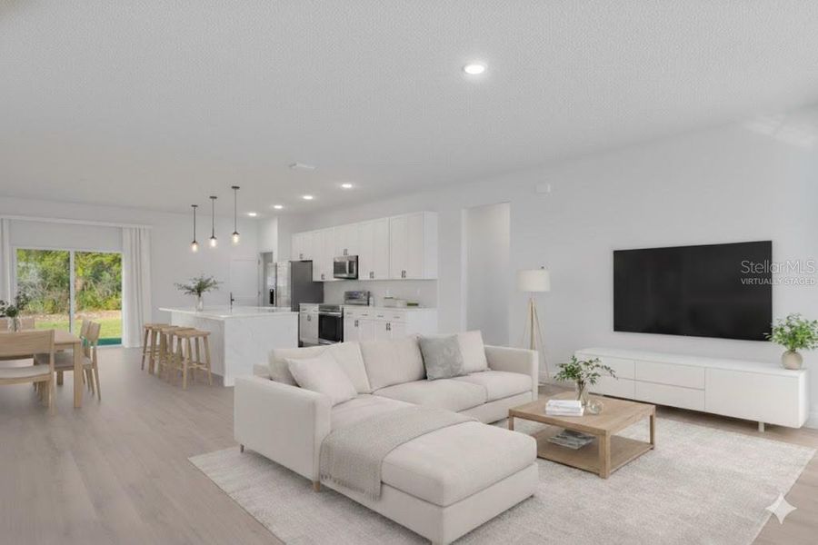 Furnished interior view inside a new home in , Citrus Springs (Image 5).