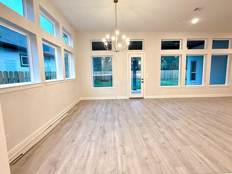 Large Dining area provides adequate space for ANY size table! Large Dining area provides adequate space for ANY size table!