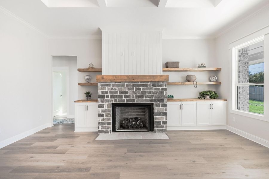 Furnished interior view inside a new home in , College Station (Image 10). Furnished interior view inside a new home in , College Station (Image 10).