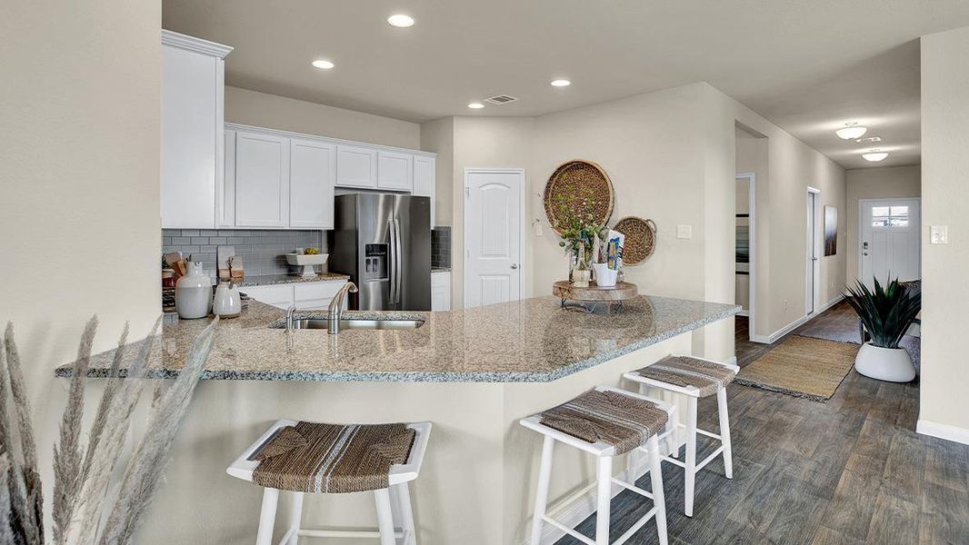 Furnished interior view inside a new home in Southgrove, Kyle (Image 26). Furnished interior view inside a new home in Southgrove, Kyle (Image 26).