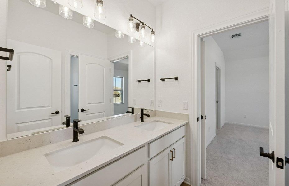 Furnished interior view inside a new home in Saddleback at Santa Rita Ranch, Liberty Hill (Image 7).