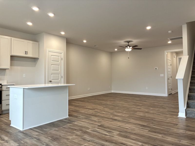 Spacious, unfurnished interior of a new home in Reidville Town Center, Reidville (Image 18).