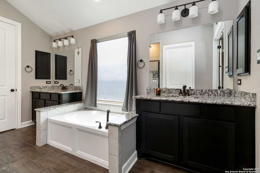 Furnished interior view inside a new home in The Preserve at Singing Hills 50's, Spring Branch (Image 5).