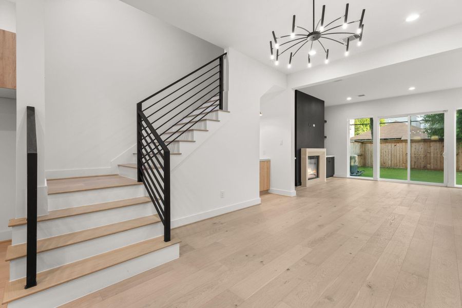 Furnished interior view inside a new home in , Houston (Image 8). Furnished interior view inside a new home in , Houston (Image 8).