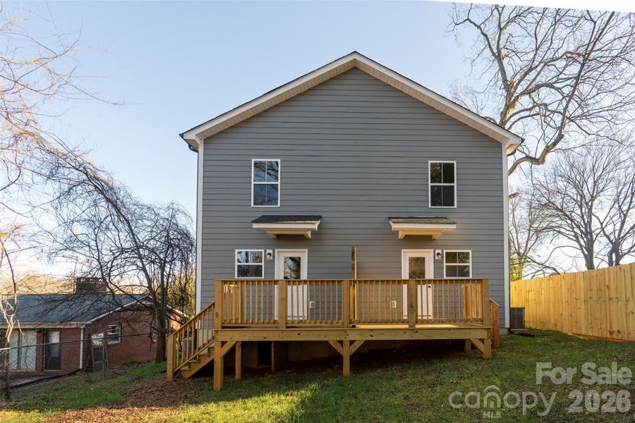 Exterior details and patio area of a home in , Hickory (Image 14).