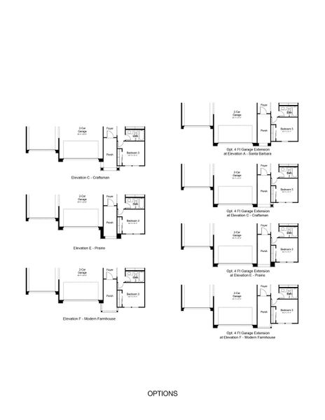 2D floor plan layout of this home in Salero Journey, Phoenix, AZ (Image 3).