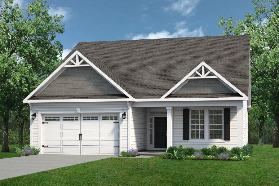 Representative exterior photo of a completed home built from the The Longboard by Chesapeake Homes in Coastal Club of the Carolinas, Calabash, NC (Image 19).