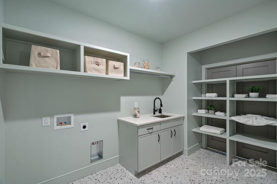 Furnished interior view inside a new home in , Charlotte (Image 11).