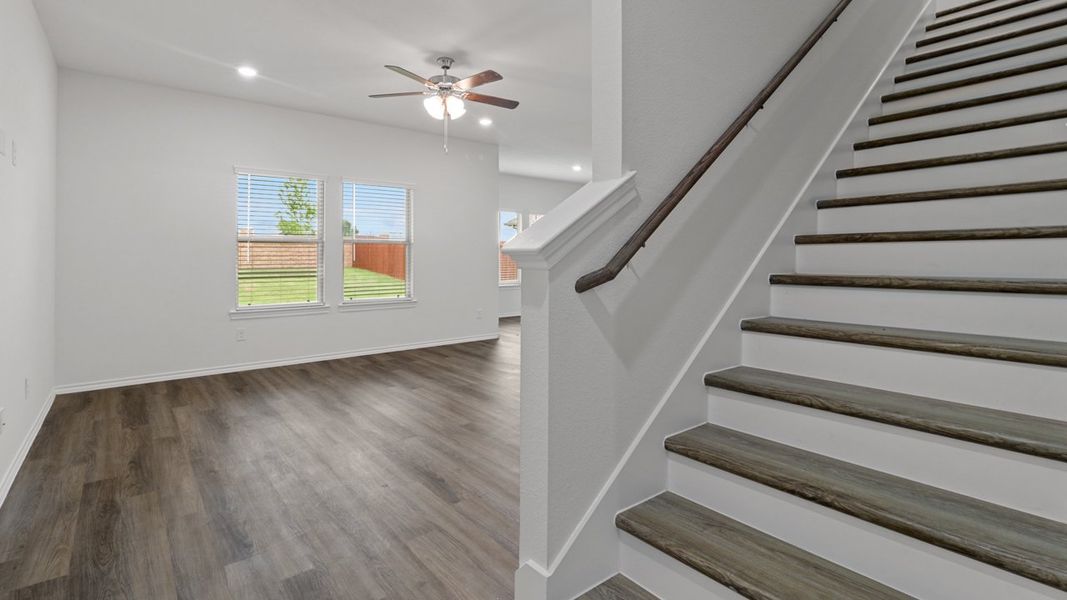 Spacious, unfurnished interior of a new home in Wildcat Ranch, Crandall (Image 28). Spacious, unfurnished interior of a new home in Wildcat Ranch, Crandall (Image 28).