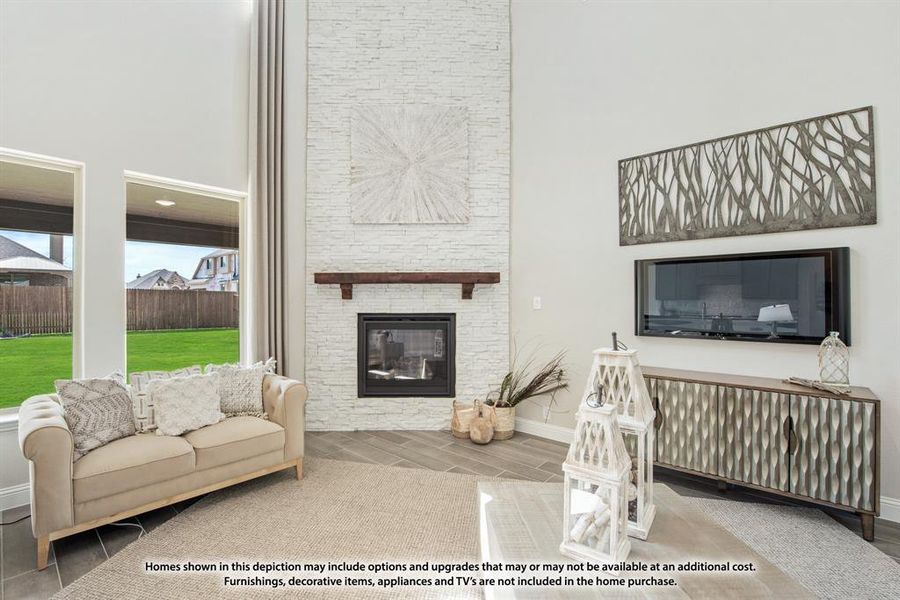 Furnished interior view inside a new home in Mosaic, Celina (Image 7). Furnished interior view inside a new home in Mosaic, Celina (Image 7).