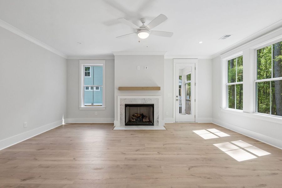 Spacious, unfurnished interior of a new home in Waterloo Estates, Johns Island (Image 24).