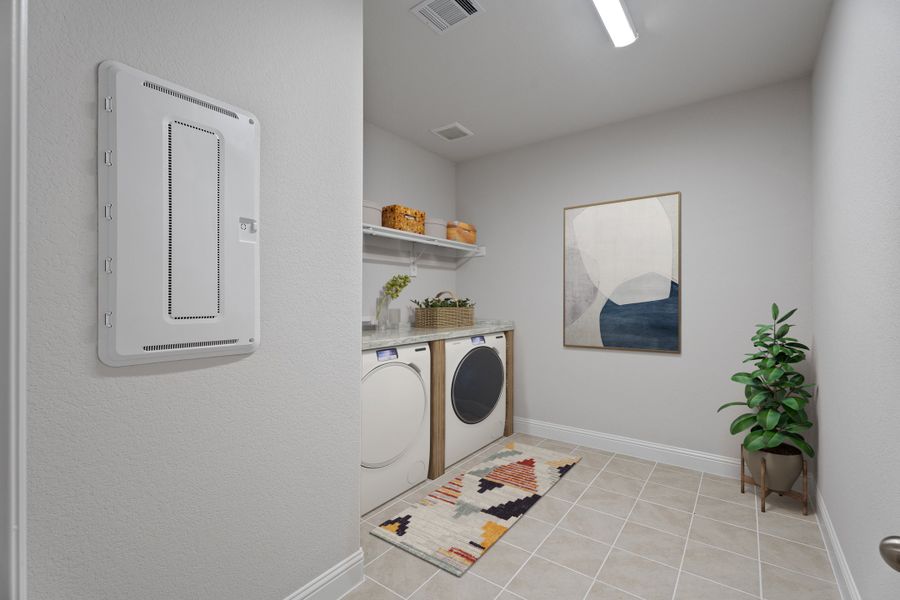 Representative furnished interior of a home built from the Parker by Beazer Homes in Enclave at Legacy Hills: Crossings 50', Celina (Image 8). Representative furnished interior of a home built from the Parker by Beazer Homes in Enclave at Legacy Hills: Crossings 50', Celina (Image 8).