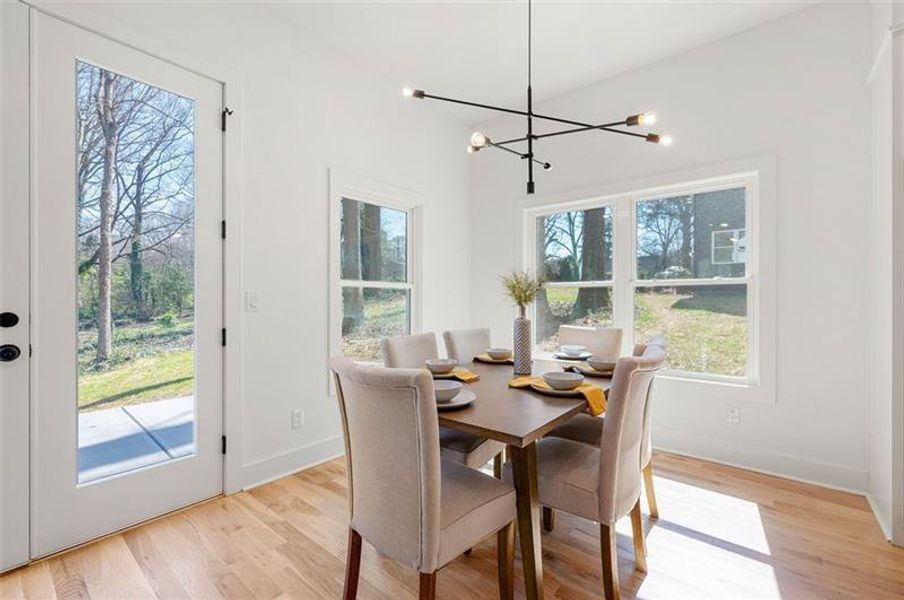 Furnished interior view inside a new home in , Atlanta (Image 31).