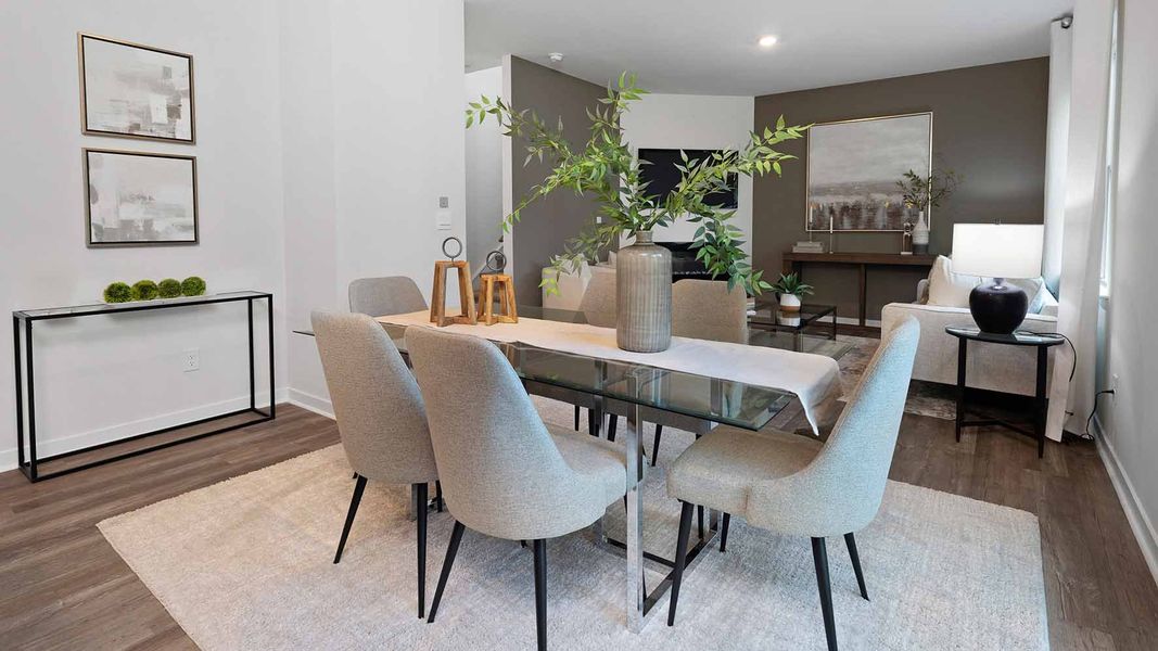 Furnished interior view inside a new home in Brinkley Ridge, Kings Mountain (Image 7).