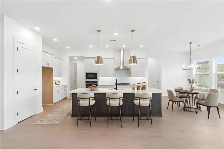 Furnished interior view inside a new home in Old Mill Preserve, Dallas (Image 13).