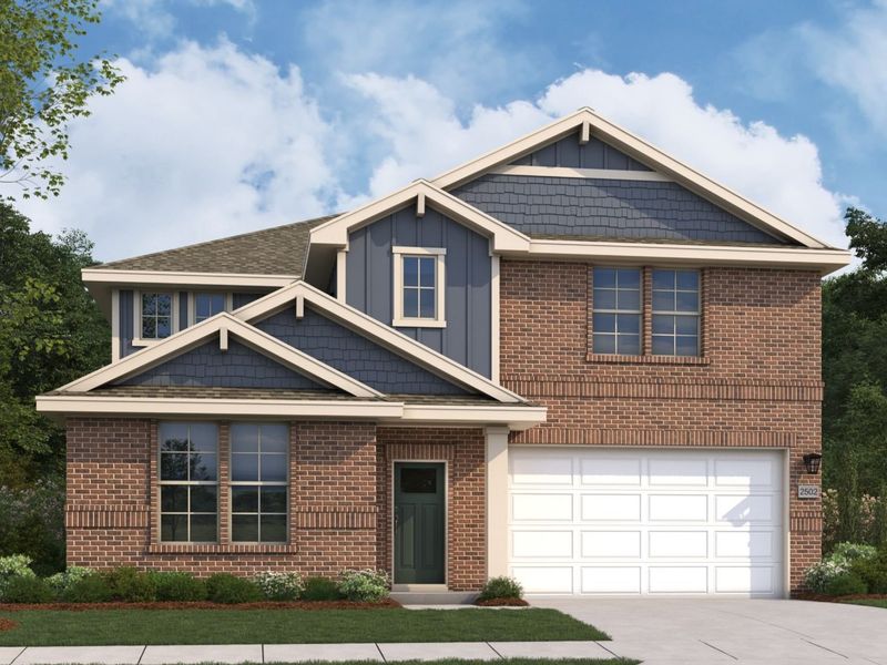 Representative exterior photo of a completed home built from the The Radiance by Davidson Homes LLC in Ivy Glen, Perry, GA (Image 2). Representative exterior photo of a completed home built from the The Radiance by Davidson Homes LLC in Ivy Glen, Perry, GA (Image 2).