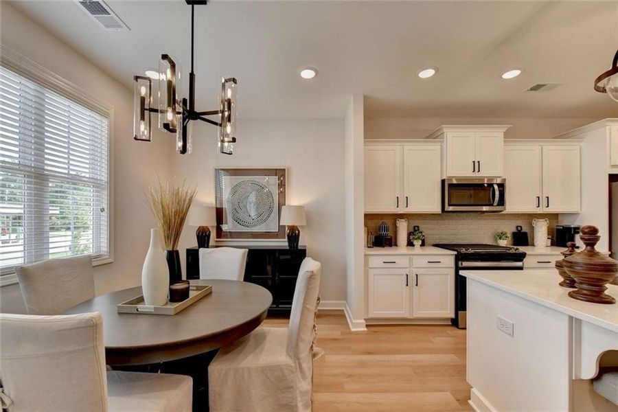 Furnished interior view inside a new home in East Park Village, Kennesaw (Image 7). Furnished interior view inside a new home in East Park Village, Kennesaw (Image 7).
