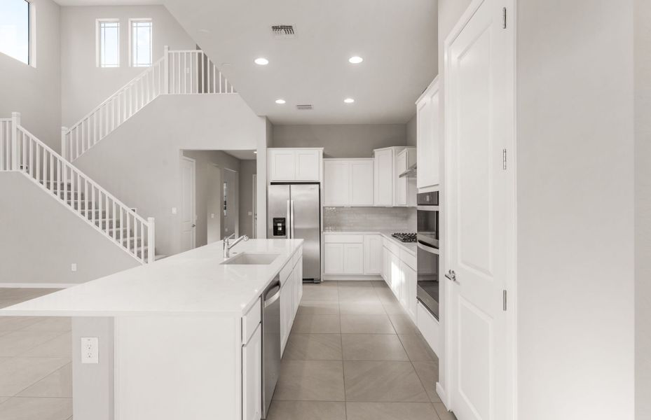 Furnished interior view inside a new home in Legado West, Queen Creek (Image 13).